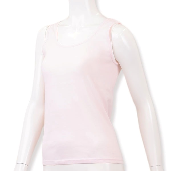 綿１００％  クールオン 婦人綿１００％タンクトップ