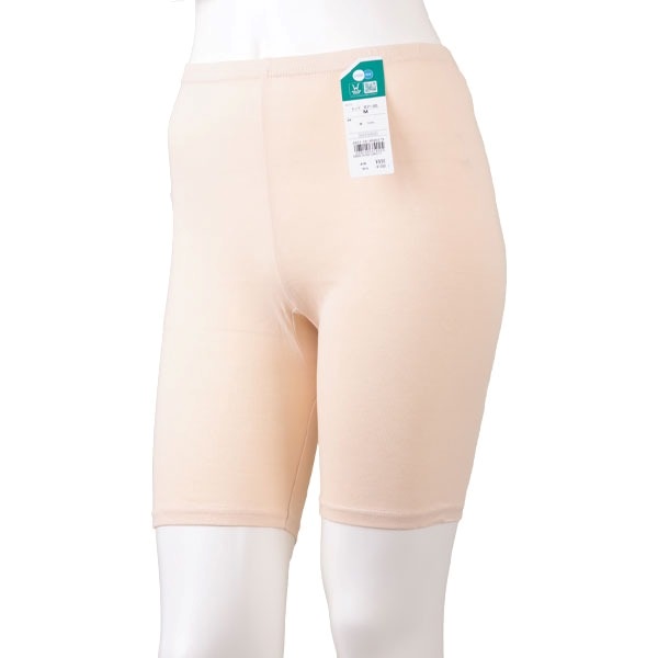 綿１００％  クールオン 婦人綿１００％３分丈ボトム