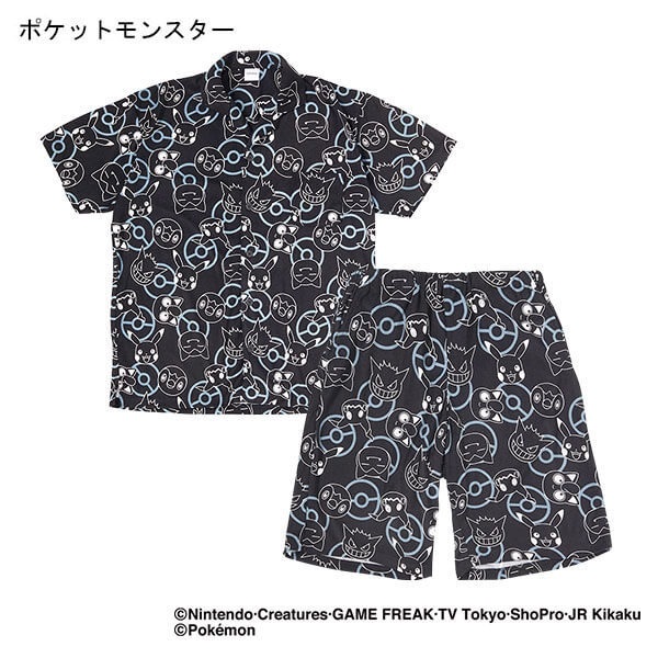 ポケットモンスター　メンズパイルパジャマ