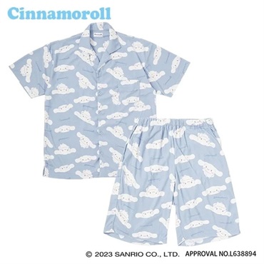 シナモロール メンズ パイルパジャマ 20%OFF
