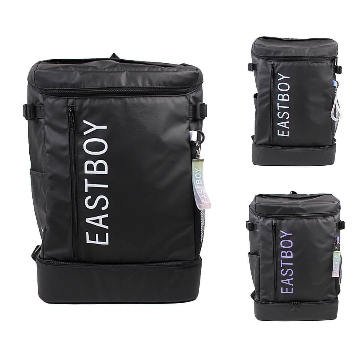 EASTBOY　クリア　PVC2層式リュック　容量32L