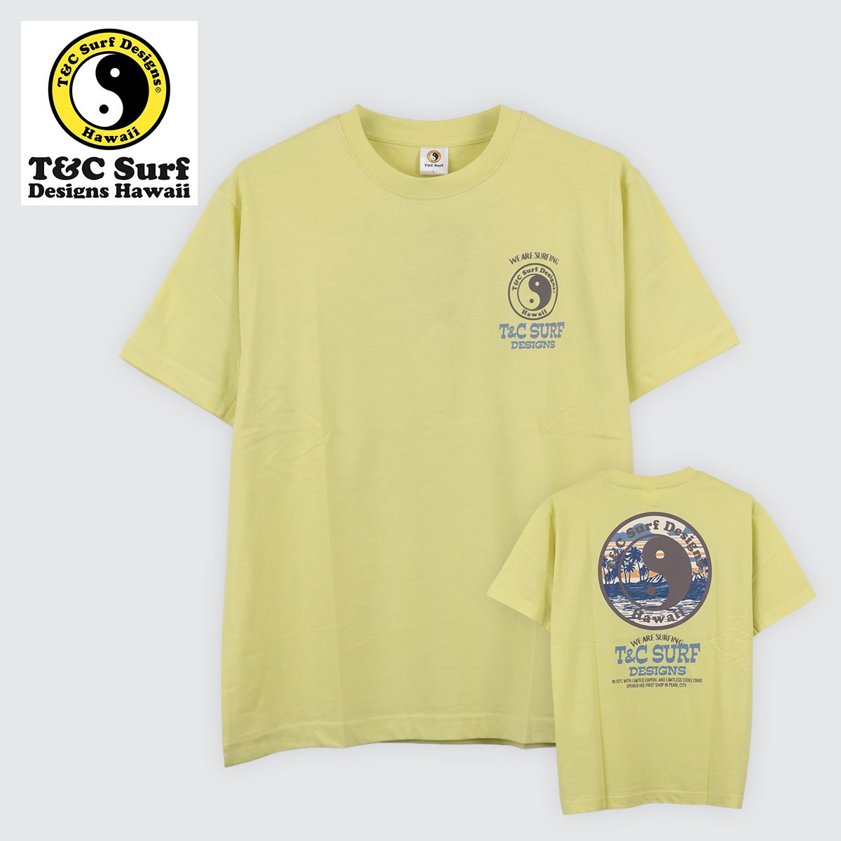 T＆C【タウンアンドカントリー】サークルプリントTシャツ