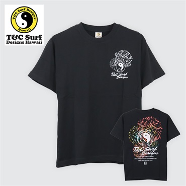 T＆C【タウンアンドカントリー】花火プリントTシャツ