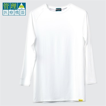 磁石付き背中サポートコンプレッション長袖Tシャツ