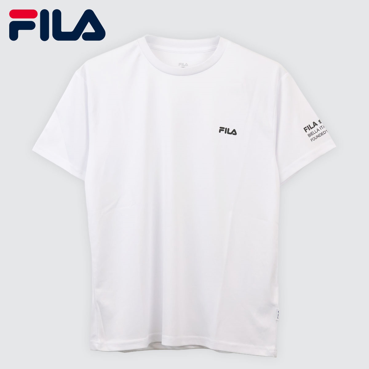 FILA【フィラ】ワンポイント冷感Tシャツ