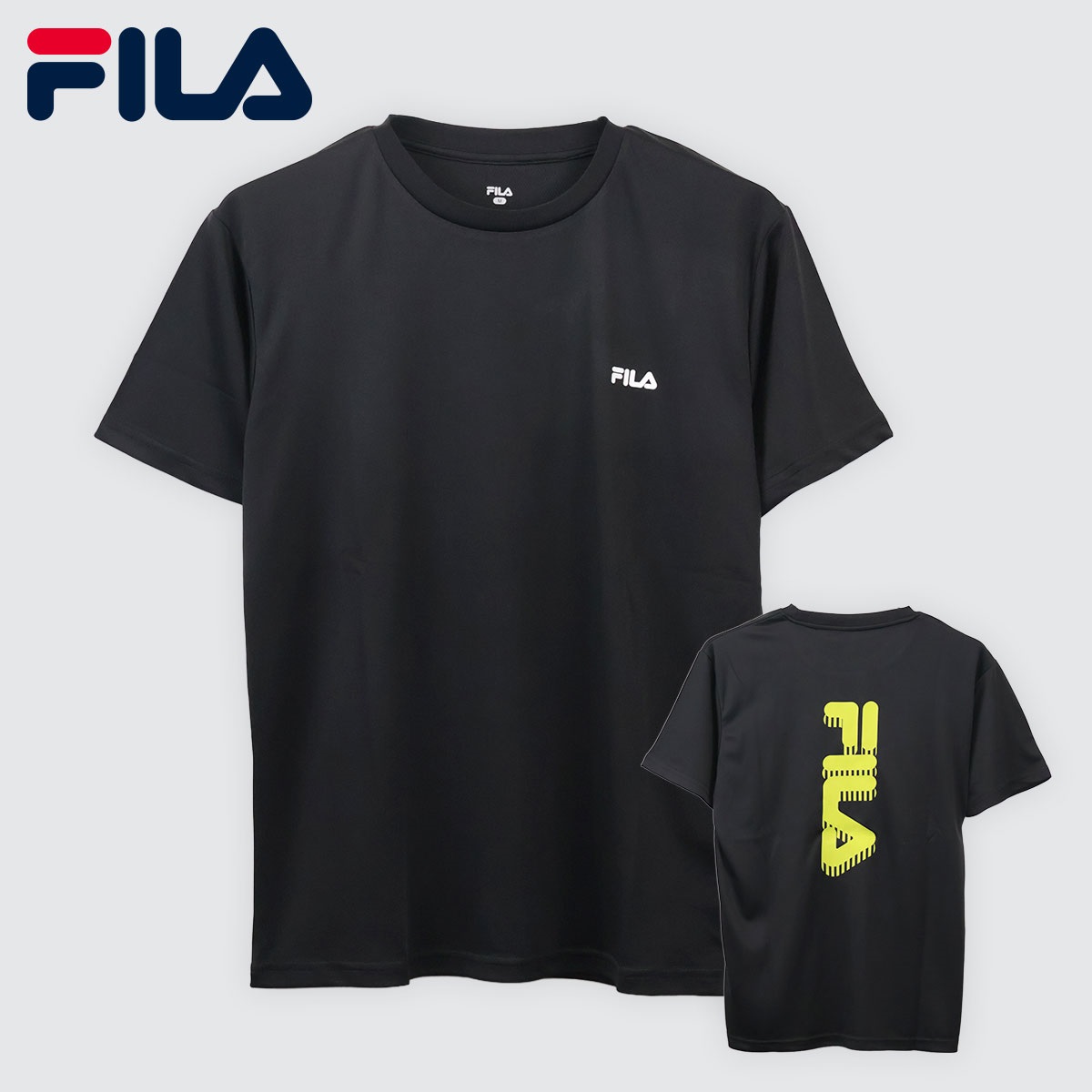 FILA【フィラ】バックプリント冷感Tシャツ