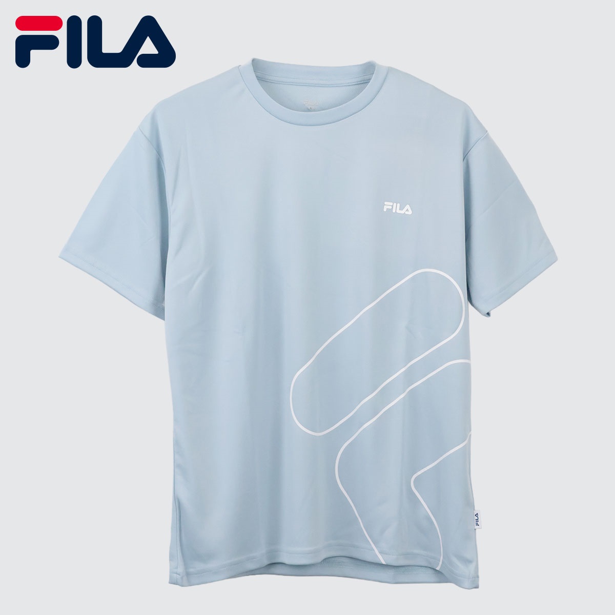 FILA【フィラ】スーパービッグロゴ冷感Tシャツ