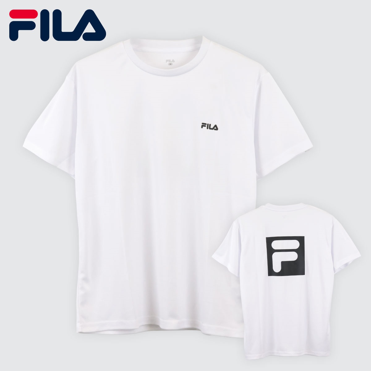 FILA【フィラ】バックプリント冷感Tシャツ