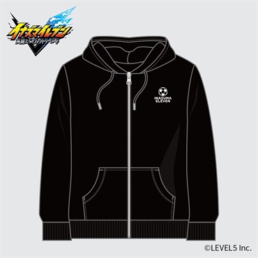☆イナズマイレブンジップパーカー ブラック