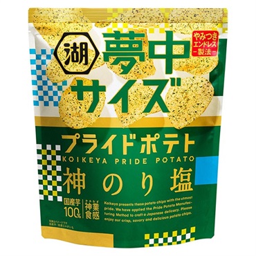 湖池屋 夢中サイズプライドポテト 神のり塩 102g