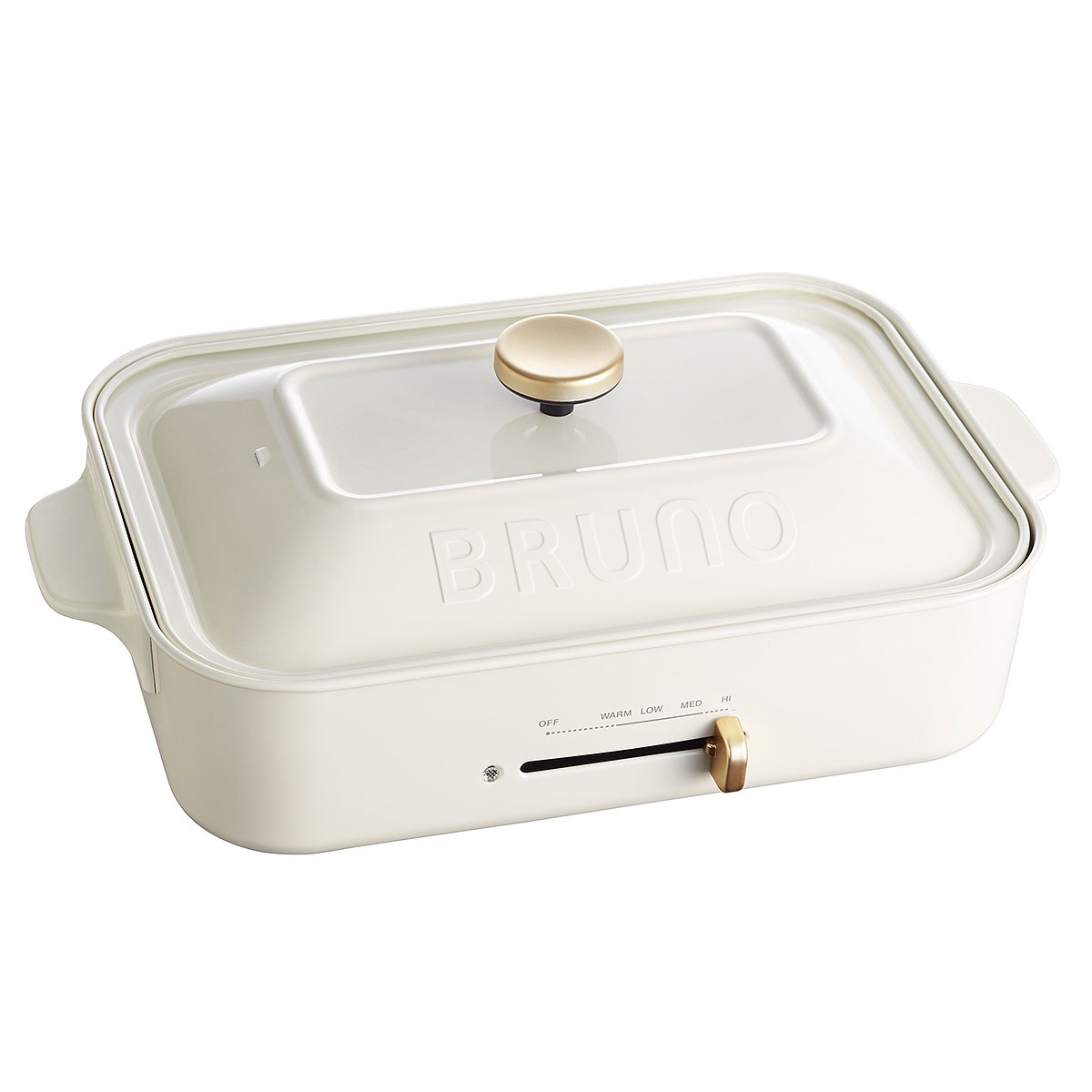 BRUNO コンパクトホットプレート ホワイト BOE021