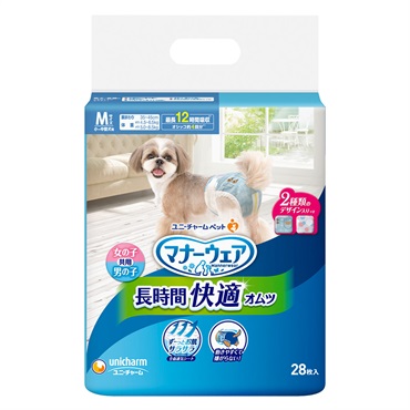 マナーウェア　長時間快適オムツ 男女共用 Mサイズ 28枚入