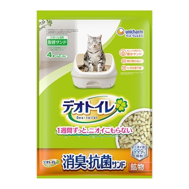 デオトイレ　消臭・抗菌サンド 4L