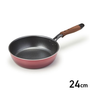 【ガス火専用】軽さを追求した極かるディープパン24cm