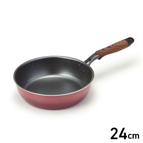 【ガス火専用】軽さを追求した極かるディープパン24cm