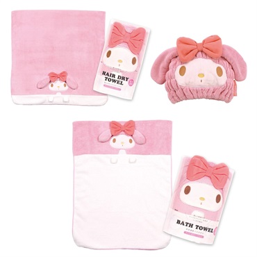 マイメロ 吸水速乾タオル3点セット