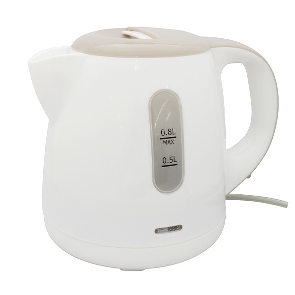 ELECTRIC KETTLE 素早くお湯を沸かせる 0.8L 電気ケトル JSTN-EK10-WH