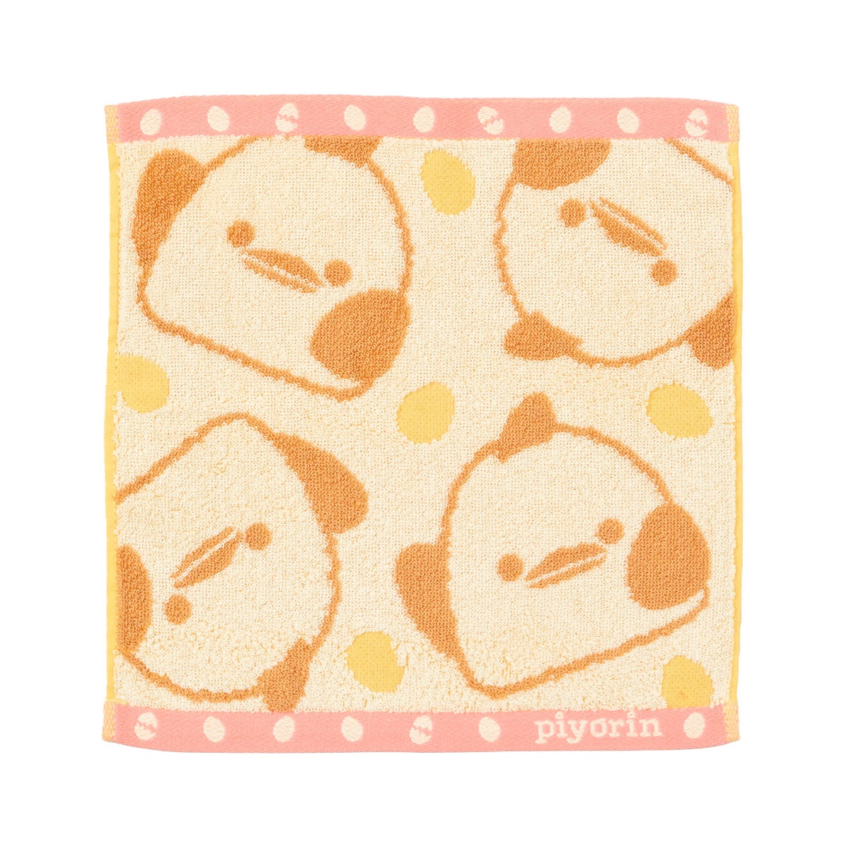 ぴよりん　ミニタオル　約25×25cm