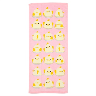 ぴよりん　フェイスタオル 約34×80cm