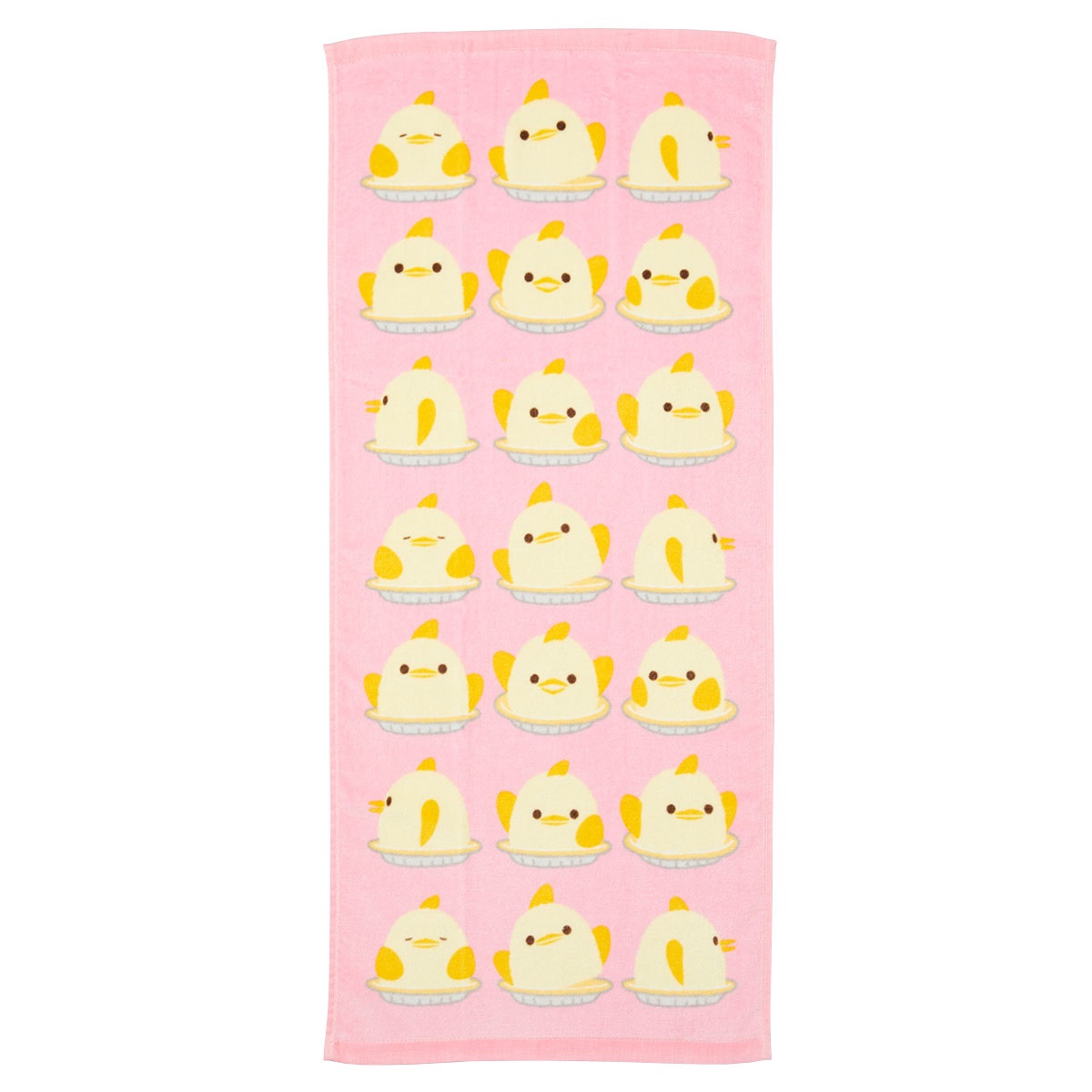 ぴよりん　フェイスタオル 約34×80cm