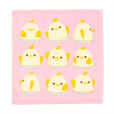 ぴよりん　ハンドタオル 約34×35cm