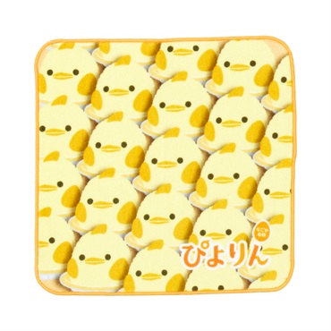 ぴよりん　ミニタオル　約25×25cm