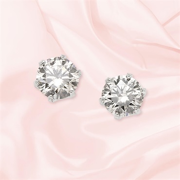 プラチナ　ダイヤモンド　ピアス　0.1ct