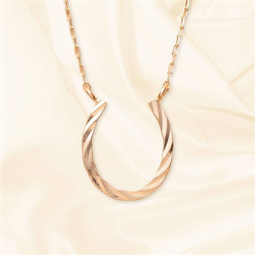 VIJU GOLD　Linea_U　10金　イエローゴールド　ネックレス