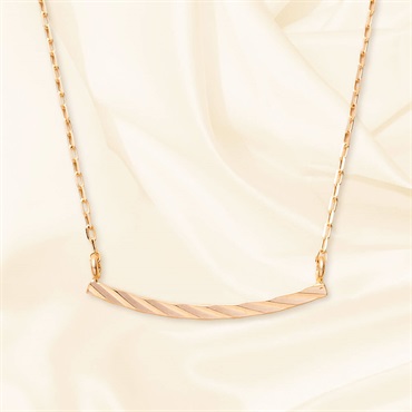 VIJU GOLD　Linea_Trace　10金　イエローゴールド　ネックレス