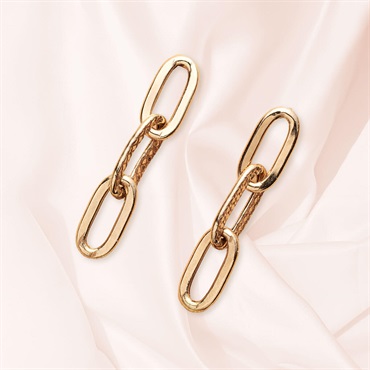 VIJU GOLD　 Corda_Pierce　10金　イエローゴールド　ピアス