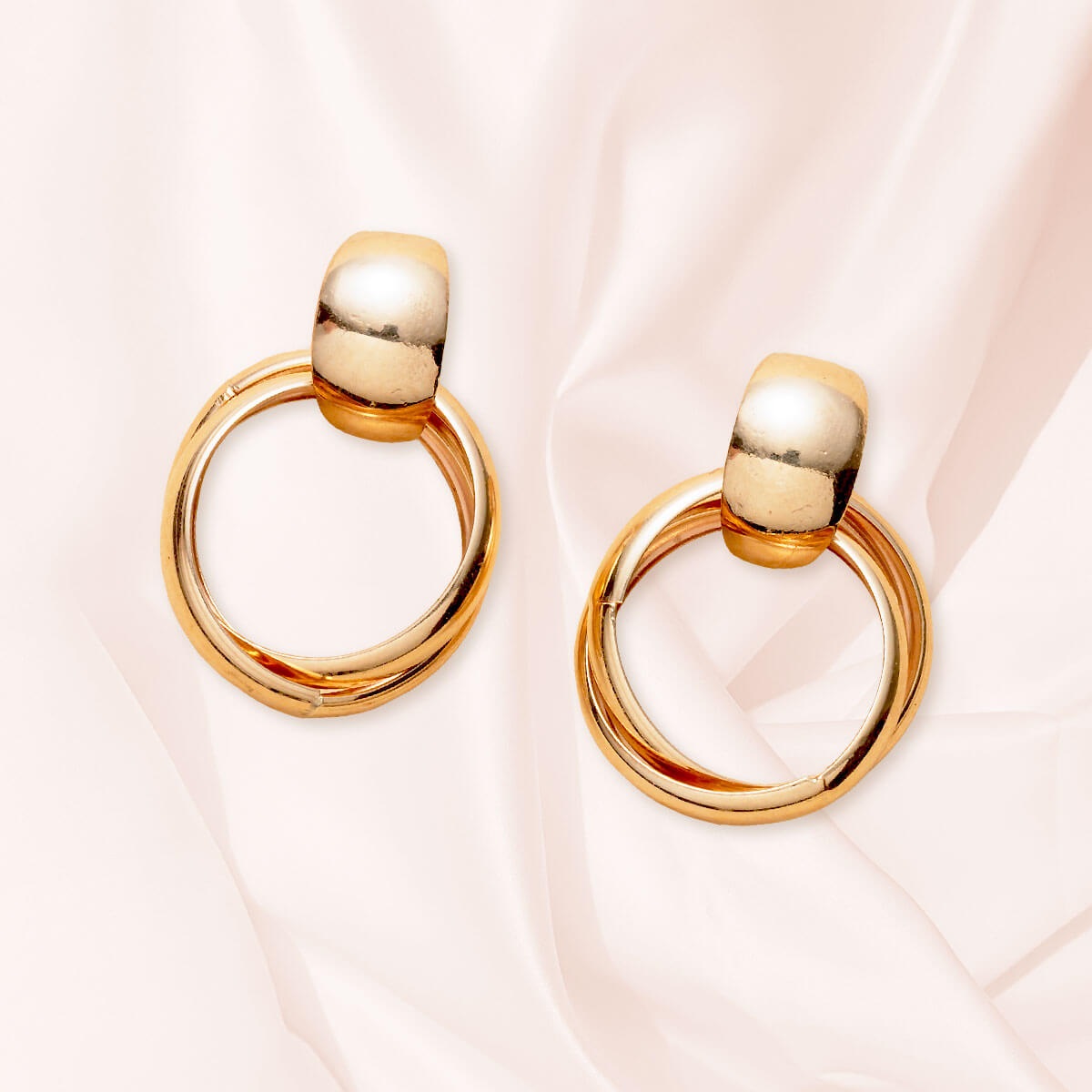 VIJU GOLD Luum_Due　10金　イエローゴールド　ピアス