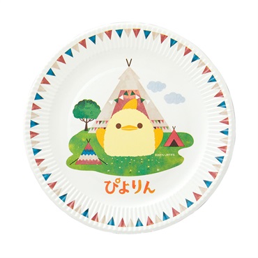 ぴよりん　ペーパープレート18cm 14枚入