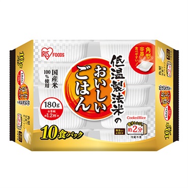 アイリスフーズ 低温製法米のおいしいごはん 180g×10食パック
