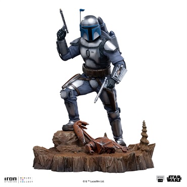 【2027年9月発売】『スター・ウォーズ』 【アイアン・スタジオ　スタチュー】 「アートスケール」1/10スケール　ジャンゴ・フェット［映画『エピソード2／クローンの攻撃』］