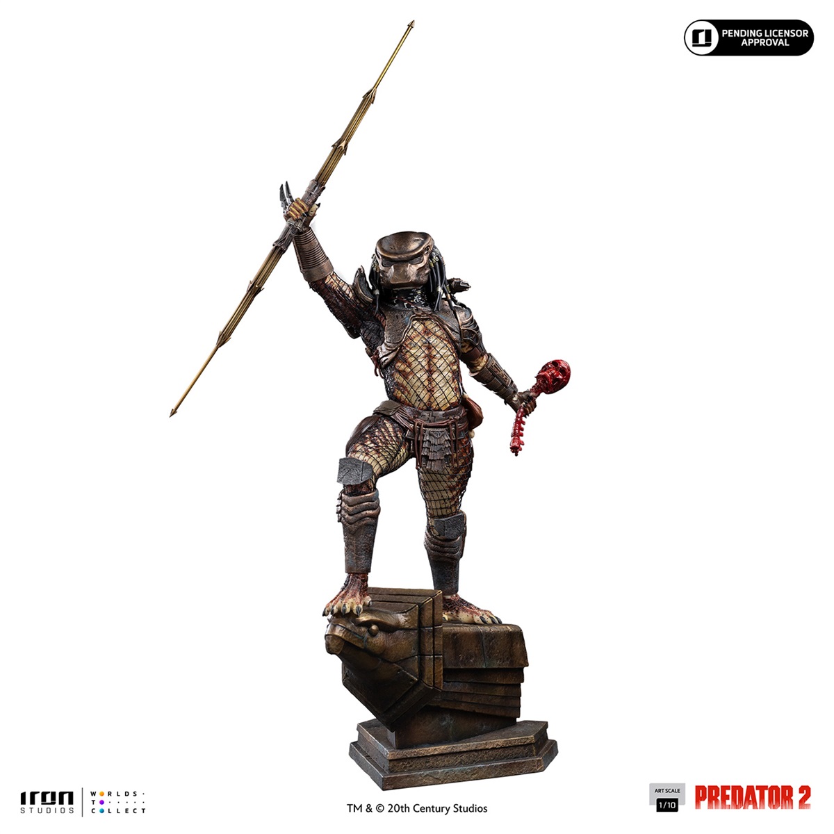 【2027年9月発売】『プレデター』 【アイアン・スタジオ　スタチュー】 「アートスケール」1/10スケール　シティーハンター・プレデター［映画『プレデター2』］