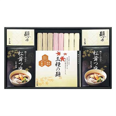 本家小西 松茸つゆで食べる麺詰合せ RUS-30C