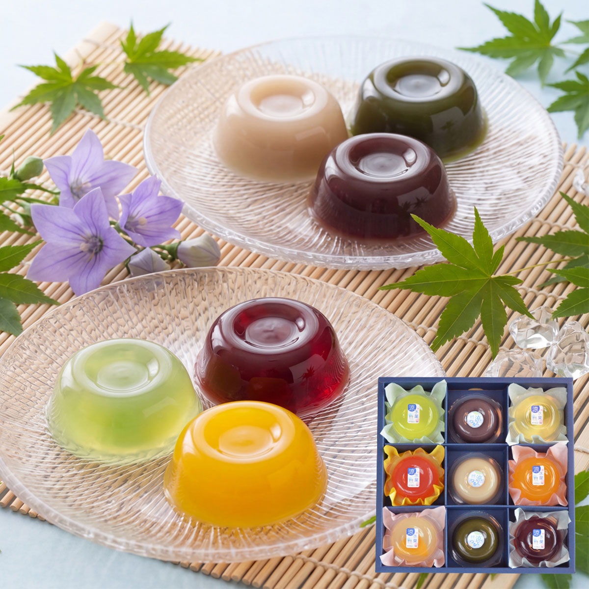 涼水菓・涼つるん 9個入 アピタ・ピアゴオンラインショップ限定オリジナルセット 恵那栗工房 良平堂