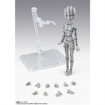 【2026年8月発売】S.H.Figuarts ボディちゃん -杉森建- Edition-ワイヤーフレーム-(Gray Color Ver.)