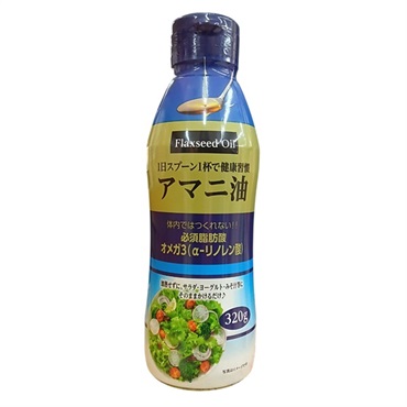 フラットクラフト アマニ油 320g × 9本セット Amazon | フラット・クラフト アマニ油 亜麻仁油 320g（3本セット 調味料・料理の素・油