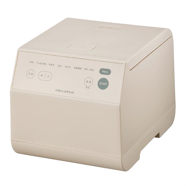 レコルト　クッキングライスクッカー RCR-2W クリームホワイト