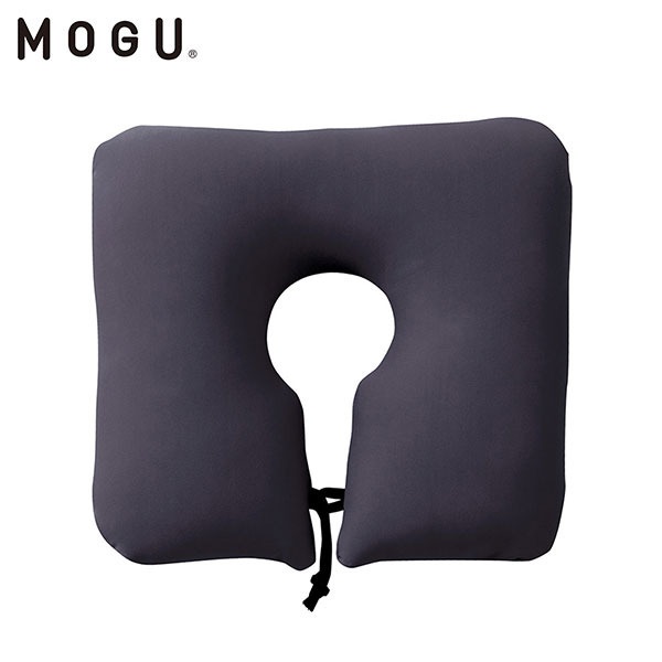 MOGU ビーズクッション ネックピロー ブラック