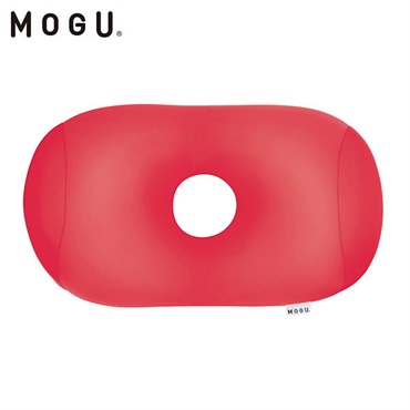 MOGU ビーズクッション ホールピロー レッド