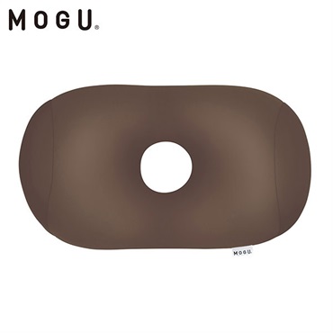 MOGU ビーズクッション ホールピロー ブラウン