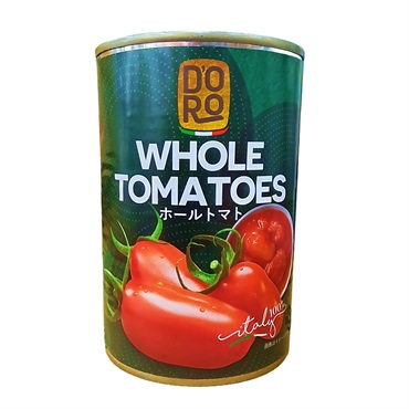 メモス ドーロ ホールトマト缶 400g
