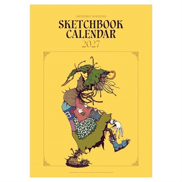 トライエックス　AKIHIRO NISHINO SKETCH BOOK CALENDAR 2027　27CL-370