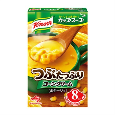 味の素 クノール カップスープ つぶたっぷりコーンクリーム 8袋入 128.8g