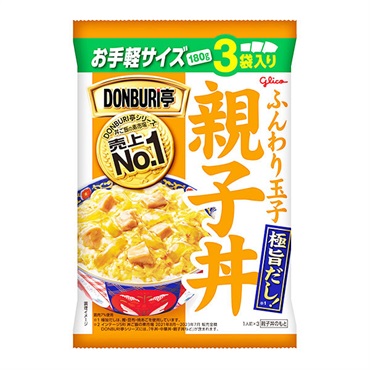 グリコ DONBURI亭3食パック 親子丼 180g×3袋入り