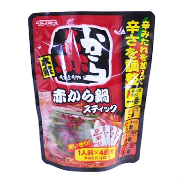 イチビキ 赤から鍋スティック 1人前×4回分