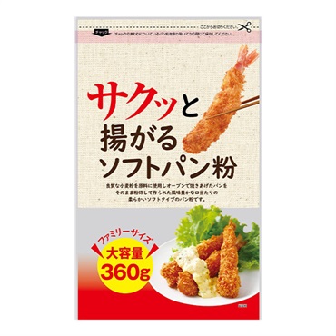 大川食品工業 サクッと揚がるソフトパン粉 360ｇ