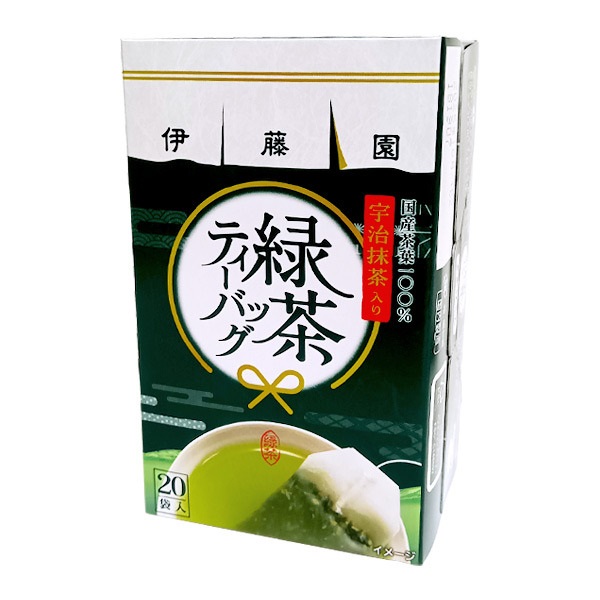 伊藤園 宇治抹茶入り 緑茶ティーバッグ　 1.8ｇ×20袋